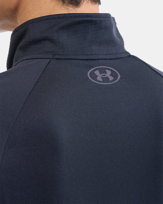 Men's UA Tech™ ½ Zip Long Sleeve in Black image number 5